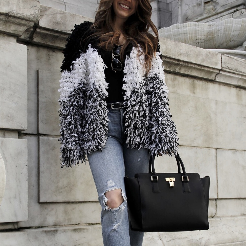 Shaggy Cardigan